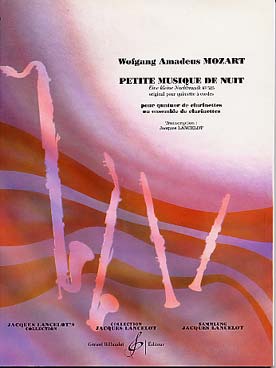 Illustration mozart petite musique de nuit (4 clar.)