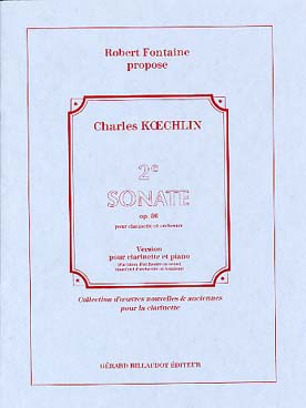 Illustration koechlin sonate n° 2 op. 86