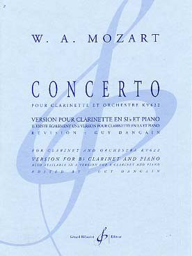 Illustration mozart concerto k 622 la maj (cl. si b)