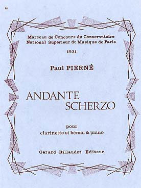 Illustration pierne (p) andante scherzo