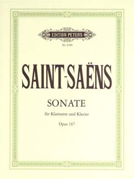 Illustration saint-saens sonate op. 167 en mi b maj