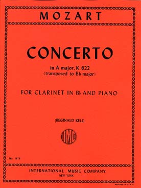 Illustration de Concerto K 622 en la M pour clar. en sib