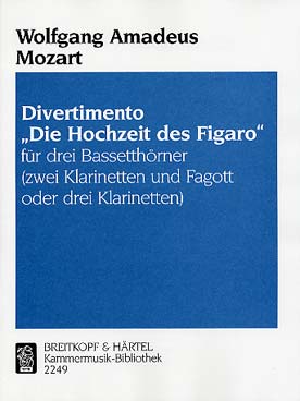 Illustration mozart divertimento les noces de figaro