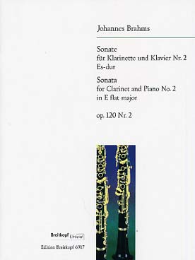Illustration de Sonate op. 120 N° 2 en mi b M - éd. Breitkopf