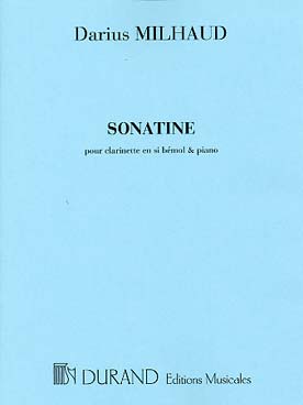 Illustration milhaud sonatine