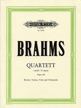 Illustration brahms quatuor avec piano op. 60 do min