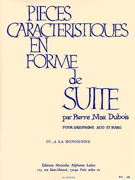 Illustration de Pièces caractéristiques en forme de suite op. 77 - N° 4 : A la hongroise