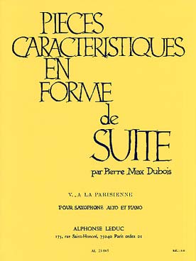 Illustration de Pièces caractéristiques en forme de suite op. 77 - N° 5 : A la parisienne