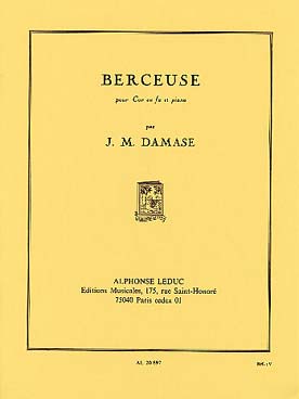 Illustration damase berceuse op. 19