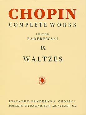 Illustration de Œuvres complètes (rév. Paderewski) - Vol. 9 : Valses