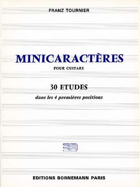 Illustration de Minicaractères : 30 études dans les 4 premières positions