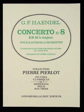 Illustration haendel concerto n° 8 en si b maj