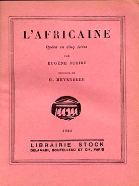 Illustration de L'Africaine