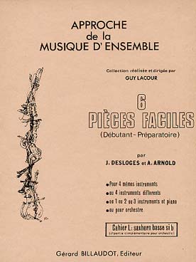 Illustration desloges/arnold 6 pieces faciles vol. l