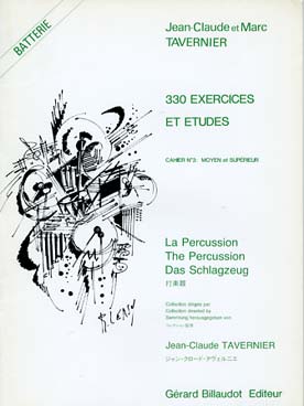 Illustration de Exercices et études de batterie - Vol. 3 : 330 Exercices (moyen/sup.)