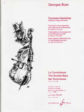 Illustration de Carmen-Fantaisie pour 4 contrebasses