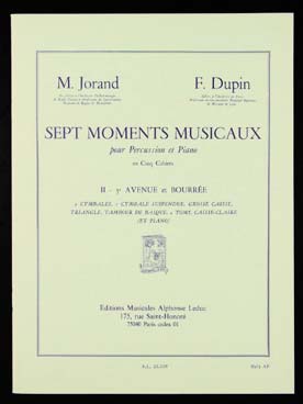 Illustration jorand/dupin 7 moments musicaux vol. 2