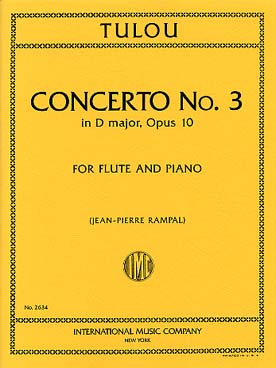 Illustration de Concerto N° 3 en ré M (rév. Rampal)