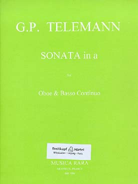 Illustration telemann sonate en la min