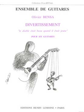 Illustration bensa divertissement pour 6 guitares