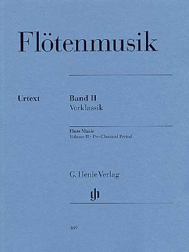 Illustration flotenmusik vol. 2 : pre-classique