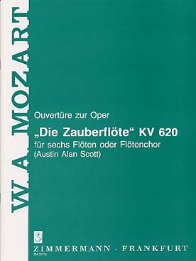 Illustration de Ouverture de la flûte enchantée K 620 pour 6 flûtes