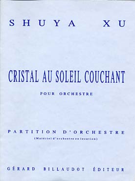 Illustration de Cristal au soleil couchant