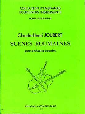 Illustration de Scènes roumaines pour ensemble à cordes (1V1, 1V2, 1 alto, 1 Vc/Cb) - Conducteur + parties