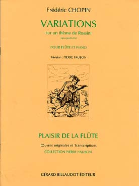 Illustration de Variations sur un thème de Rossini - rév. Paubon (éd. Billaudot)
