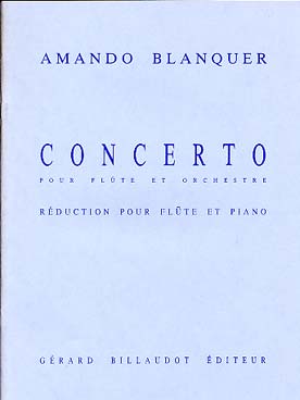 Illustration de Concerto flûte et orchestre, réd. piano