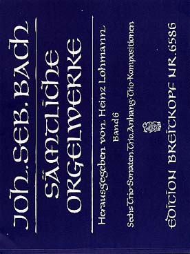 Illustration de Œuvre complète pour orgue (Breitkopf) - Vol. 6 : 6 Trios-sonates, Trio, Compositions en trio