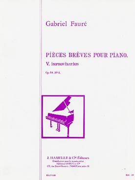Illustration de Pièce brève op. 84 N° 5 : Improvisation