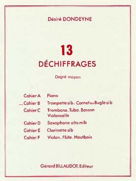 Illustration de Déchiffrages - Moyen (13 déchiffrages) Vol. B