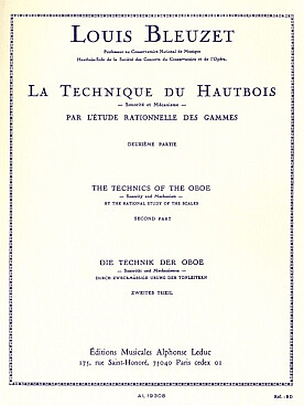 Illustration bleuzet technique du hautbois vol. 2