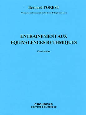 Illustration de Entrainement aux équivalences rythmiques - Niveau Fin d'Études