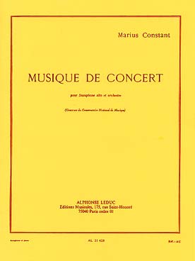 Illustration constant musique de concert