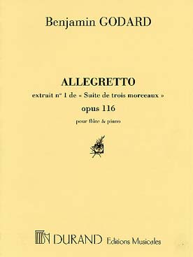 Illustration de Suite de 3 morceaux op. 116 - N° 1 : Allegretto