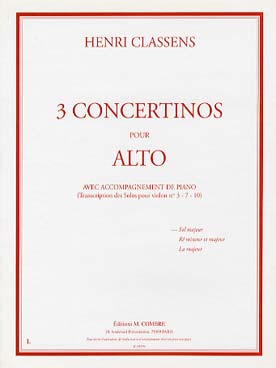 Illustration de Concertino N° 1 en sol M