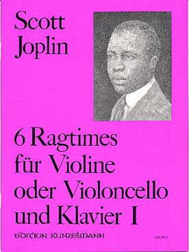 Illustration de 6 Ragtimes (tr. D. H. Förster pour violon ou violoncelle et piano) - Vol. 1