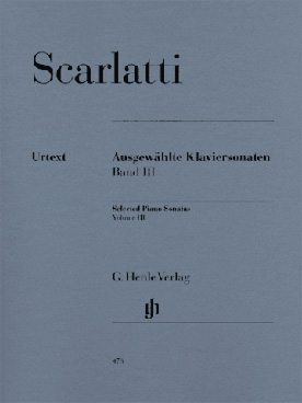 Illustration scarlatti choix de sonates vol. 3