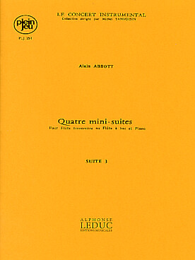 Illustration de Minisuites 3 et 4 avec accompagnement piano