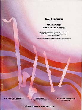 Illustration lacour quatuor pour clarinettes