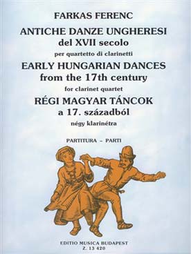 Illustration farkas old hungarian dances from 17th