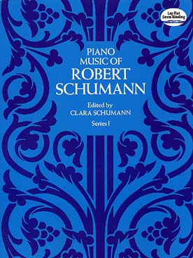 Illustration schumann piano music series 1