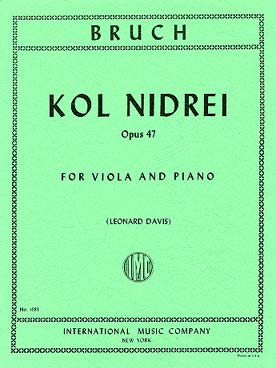 Illustration de Kol Nidrei op. 47 (tr. L. Davis)