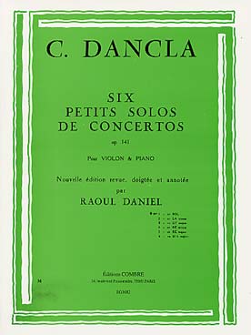Illustration de 6 Petits solos de concertos op. 141 - N° 1 en sol M