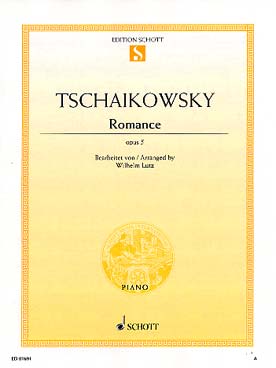 Illustration tchaikovsky romance op. 5