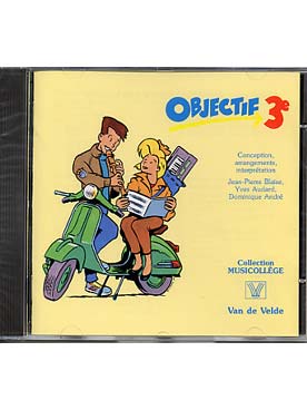 Illustration de MUSICOLLÈGE par Blaise, Audard et André - CD Objectif 3e 