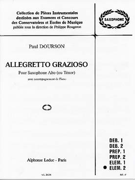 Illustration de Allegretto gracioso (saxo alto ou ténor)