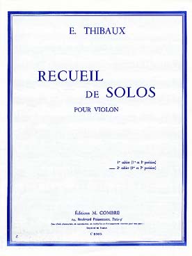 Illustration de Solos en 2 recueils - Vol. 2 : 13 solos (1re et 7e pos.)